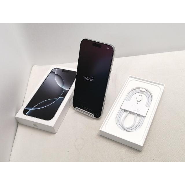 中古】Apple 国内版 【SIMフリー】 iPhone 16 Pro Max 256GB ホワイト