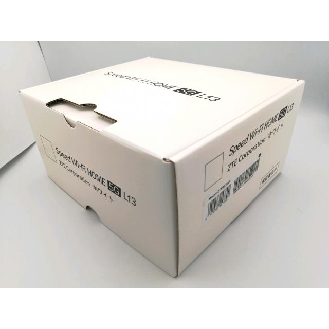 未使用】ZTE au Speed Wi-Fi HOME 5G L13 ZTR02【ECセンター】保証期間