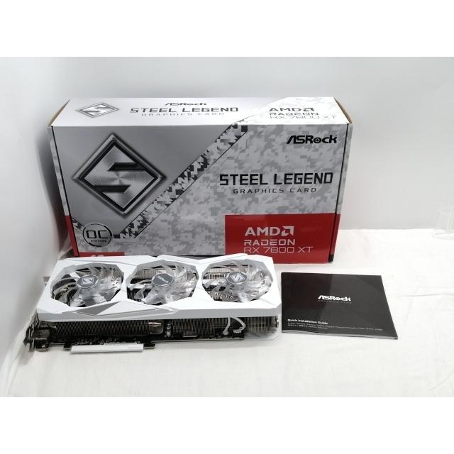 中古】ASRock Radeon RX 7800 XT Steel Legend 16GB OC RX7800XT/16GB