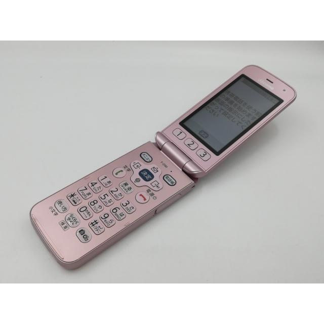 中古】Fujitsu docomo 【SIMロック解除済み】 らくらくホン F-01M 