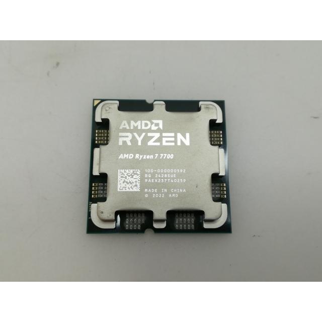 中古】AMD Ryzen 7 7700 (3.8GHz/TC:5.3GHz) bulk AM5/8C/16T/L3 32MB 
