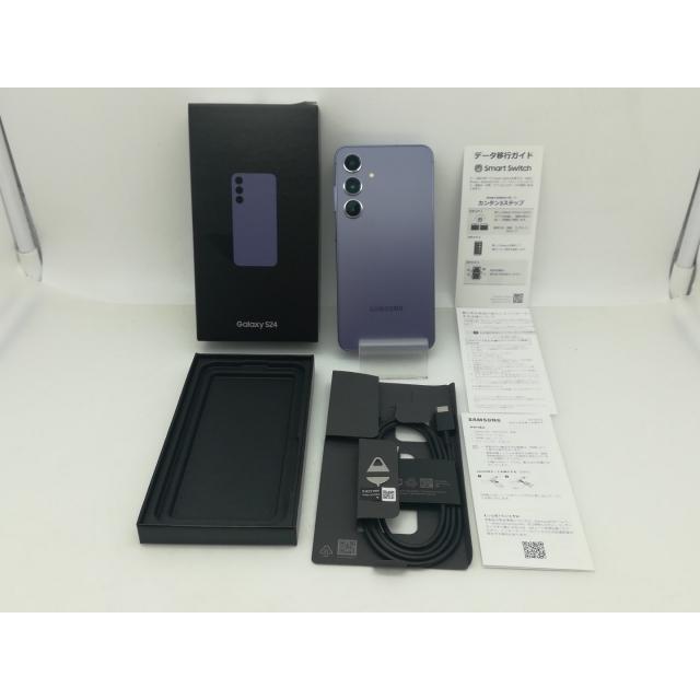 中古】SAMSUNG 国内版 【SIMフリー】 Galaxy S24 コバルトバイオレット
