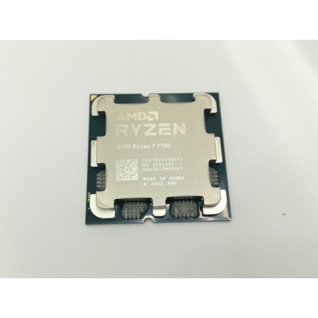 中古】AMD Ryzen 7 7700 (3.8GHz/TC:5.3GHz) bulk AM5/8C/16T/L3 32MB