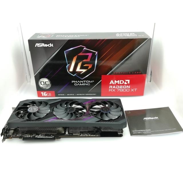 中古】ASRock Radeon RX 7800 XT Phantom Gaming 16GB OC 中古】ASRock Radeon RX 7800 XT Phantom Gaming 16GB OC