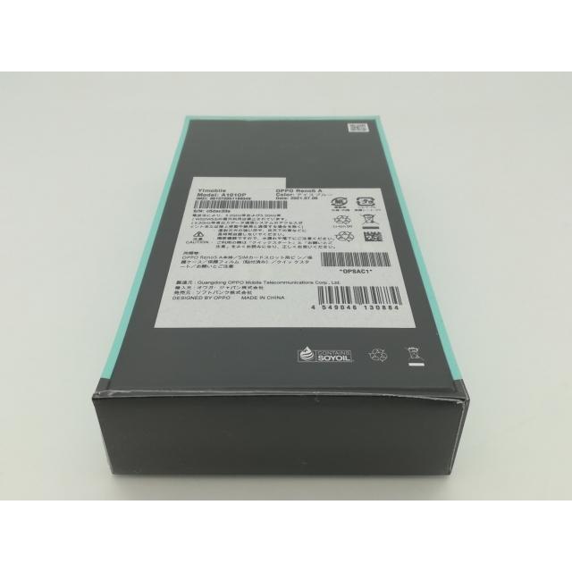 未使用】Oppo ymobile 【SIMフリー】 OPPO Reno5 A アイスブルー 6GB  