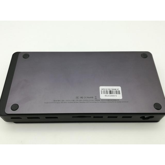 中古】GPD GPD G1 2024 【eGPU(RX7600MXT/8GB) Thunderbolt3/4 USB4