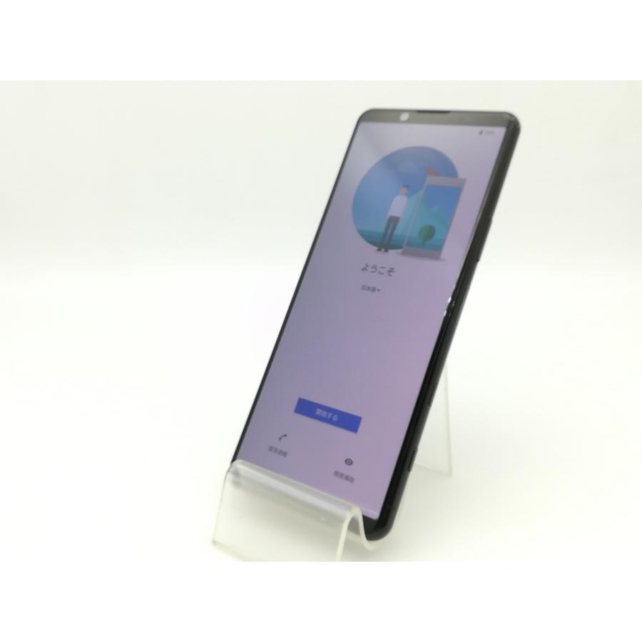 中古】SONY au 【SIMロック解除済み】 Xperia 5 II ブラック 8GB 128GB  