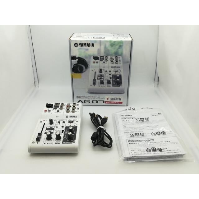 中古】YAMAHA AG03 ウェブキャスティングミキサー【大須】保証期間1