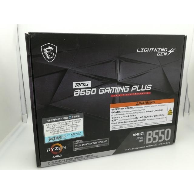【美品】MSI MPG B550 GAMING PLUS　付属品・元箱あり 中古】MSI MPG B550 GAMING PLUS B550/AM4/ATX【大須】保証期間1週間
