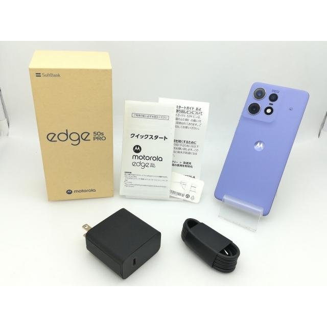 中古】MOTOROLA SoftBank 【SIMフリー】 motorola edge 50s pro