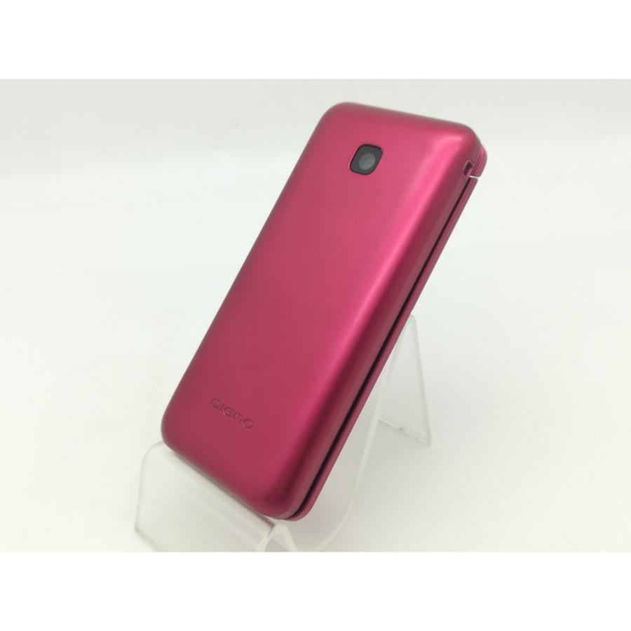 中古】KYOCERA docomo 【SIMフリー】 DIGNOケータイ レッド KY-42C
