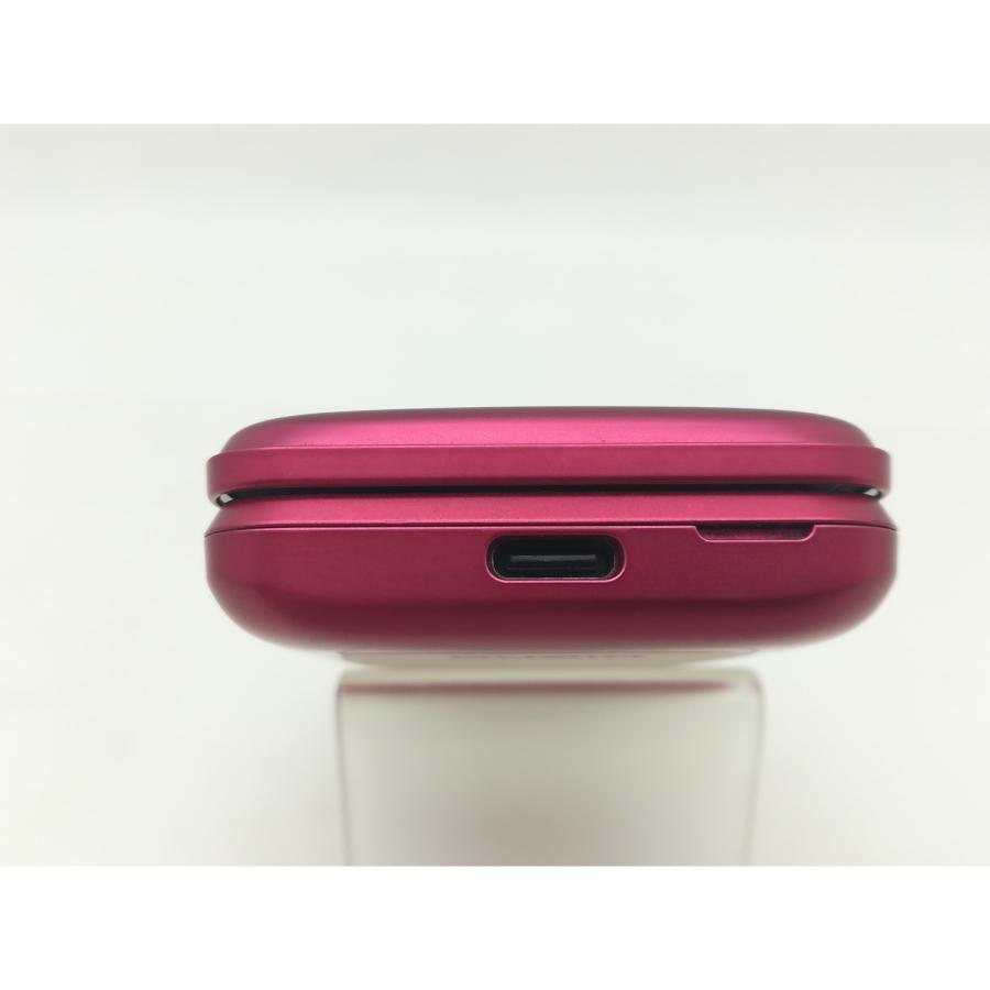 中古】KYOCERA docomo 【SIMフリー】 DIGNOケータイ レッド KY-42C