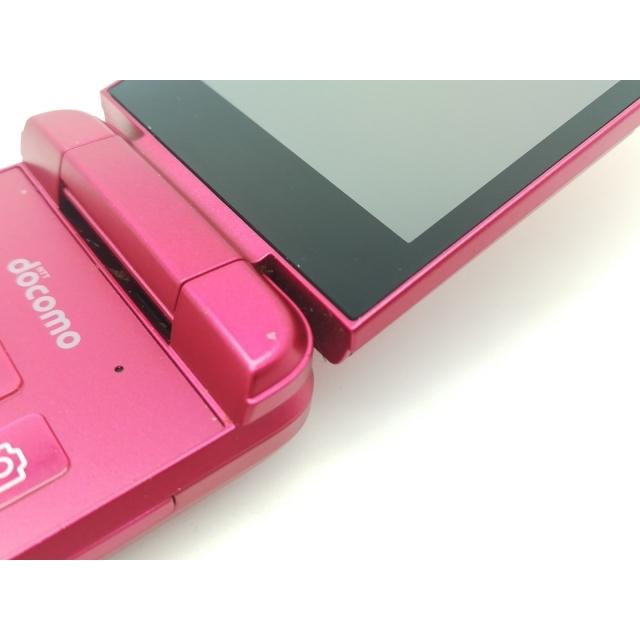中古】KYOCERA docomo 【SIMフリー】 DIGNOケータイ レッド KY-42C