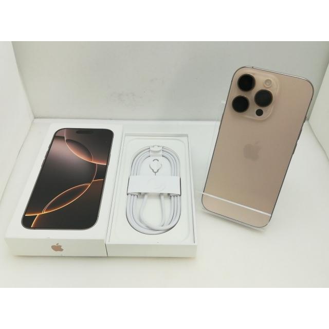 【中古】Apple 国内版 【SIMフリー】 iPhone 16 Pro 256GB デザートチタニウム MYN23J/A【福岡筑紫】保証期間１ヶ月【ランクB】の画像