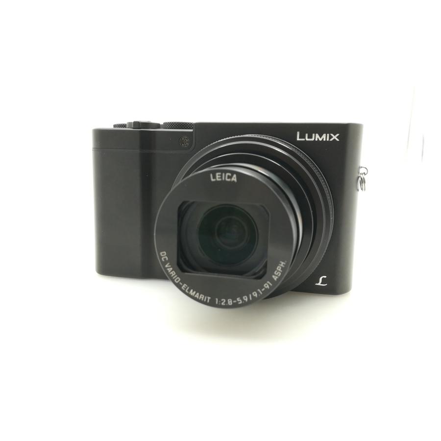 美品 Panasonic DMC-TX1-K  4K対応ＳＤカード付 中古】Panasonic LUMIX DMC-TX1-K ブラック【大須】保証期間1ヶ月