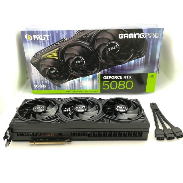 中古】Palit GeForce RTX 5080 GamingPro 16GB (NE75080019T2-GB2031A
