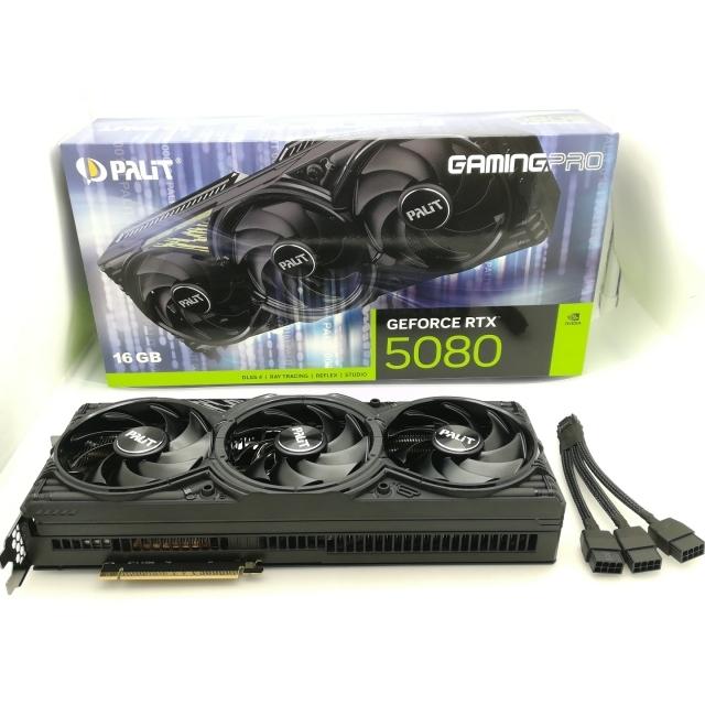 中古】Palit GeForce RTX 5080 GamingPro 16GB (NE75080019T2-GB2031A