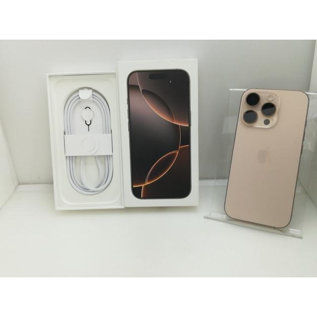 中古】Apple 国内版 【SIMフリー】 iPhone 16 Pro 128GB デザート