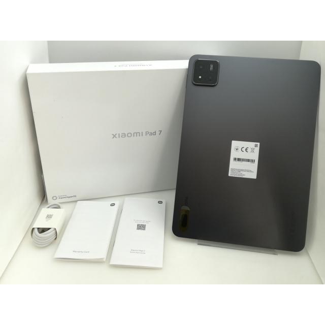 中古】Xiaomi 海外版【Wi-Fi】 Xiaomi Pad 7 8GB 256GB グレー【大須