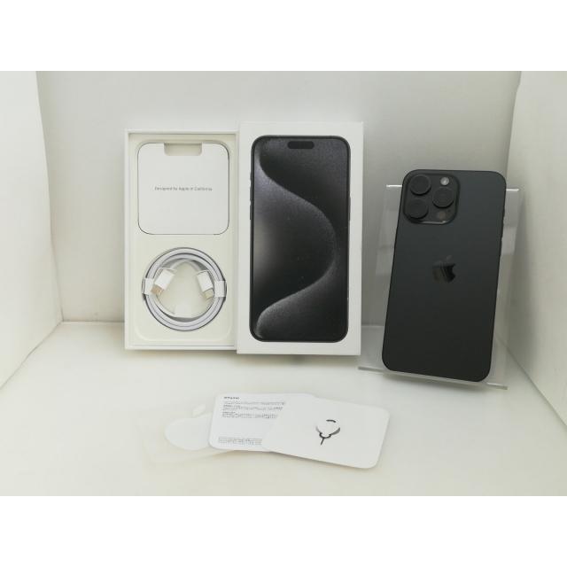 【中古】Apple 国内版 【SIMフリー】 iPhone 15 Pro Max 512GB ブラックチタニウム MU6U3J/A【大須】保証期間１ヶ月【ランクA】の画像