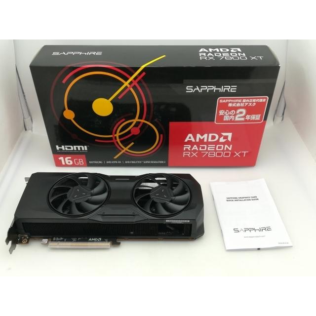 中古】SAPPHIRE AMD Radeon RX 7800 XT GAMING 16GB GDDR6 RX7800XT