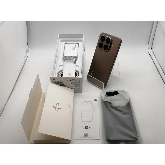 中古】Xiaomi 国内版 【SIMフリー】 Xiaomi 15T Pro モカゴールド 12GB