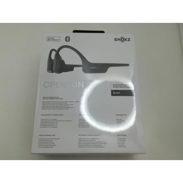 未使用】Shokz OpenRun SKZ-EP-000003 [コズミックブラック]【大須