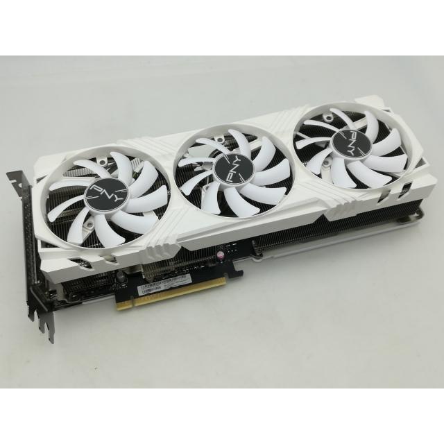 中古】PNY GeForce RTX 4070 Ti 12GB VERTO LED 3FAN White edition