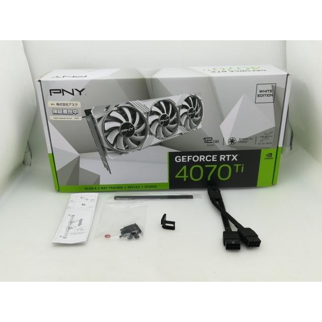 PNY GEFORCE RTX 4070 Ti ホワイトエディション PNY GeForce RTX 4070 Ti 12GB VERTO LED 3FAN White Edition | PNY
