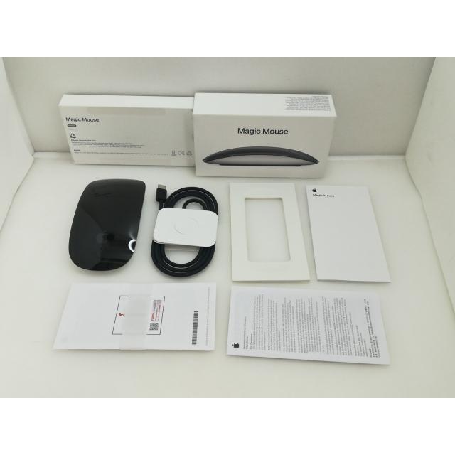 中古】Apple Magic Mouse（2024/USB-C）ブラック MXK63ZA/A【大須