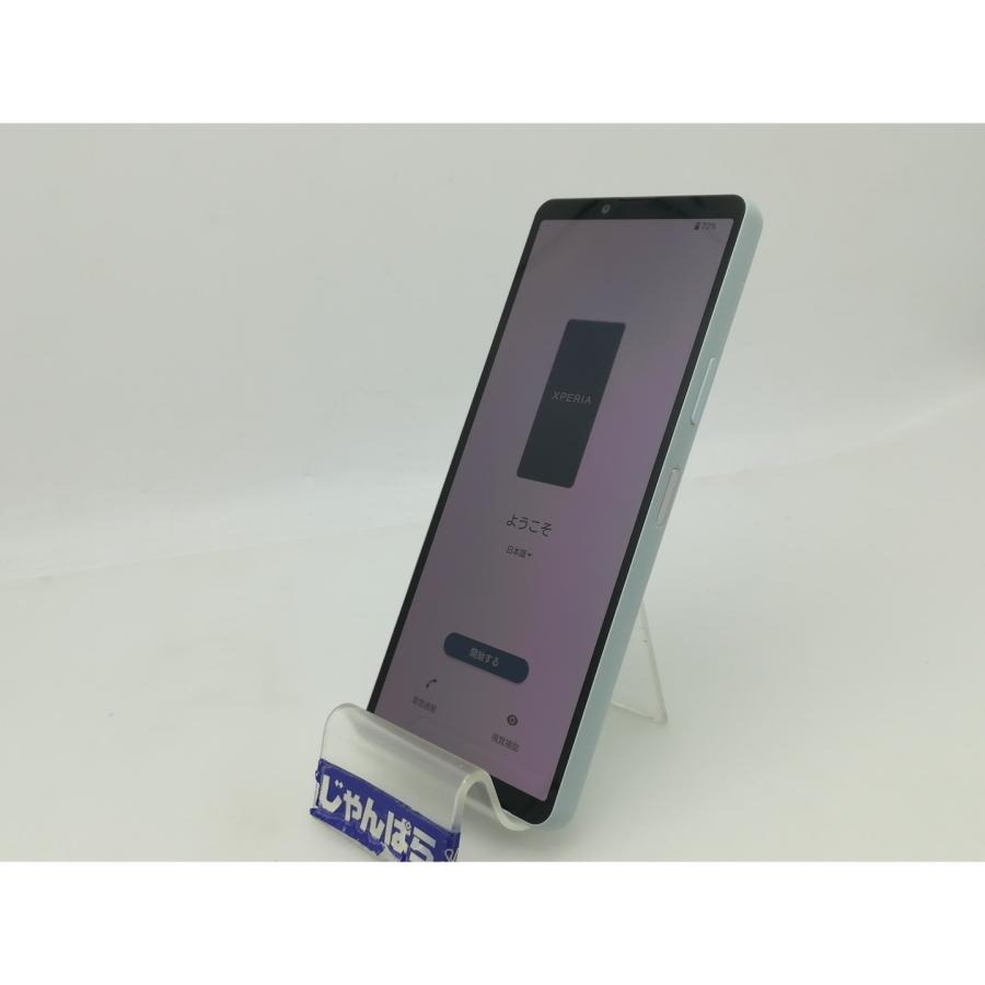 中古】SONY SoftBank 【SIMフリー】 Xperia 10 VI ブルー 6GB 128GB