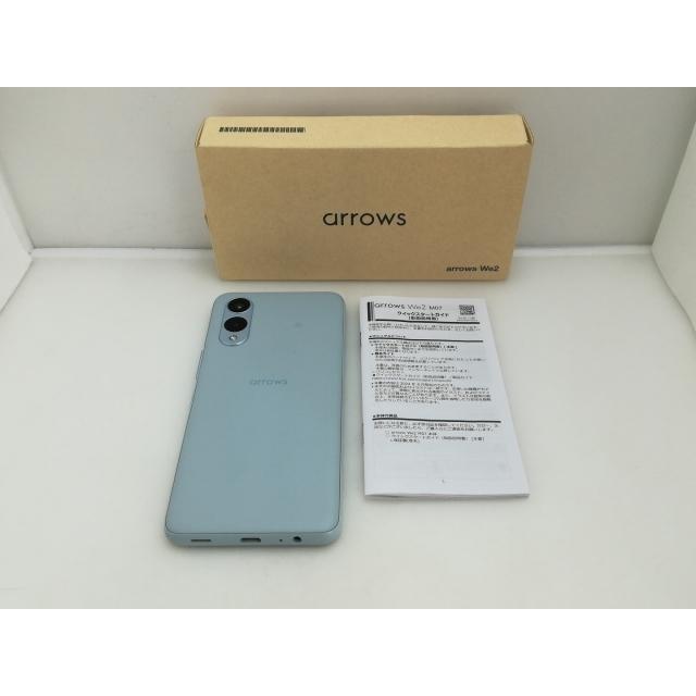 中古】FCNT 楽天モバイル 【SIMフリー】 arrows We2 ライトブルー 4GB