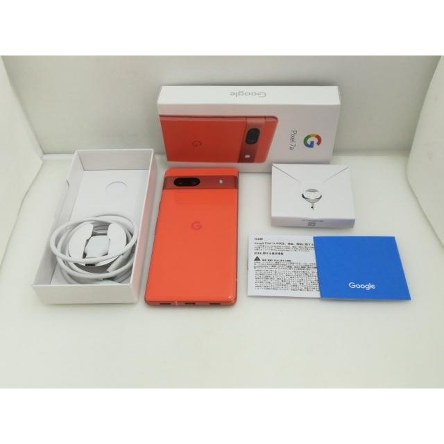 中古】Google 国内版 【SIMフリー】 Pixel 7a コーラル 8GB 128GB