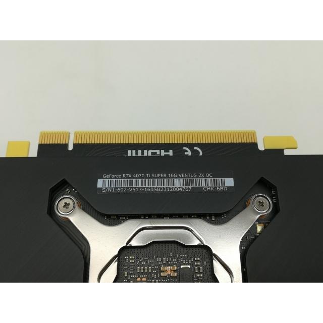 中古】MSI GeForce RTX 4070 Ti SUPER 16G VENTUS 2X OC