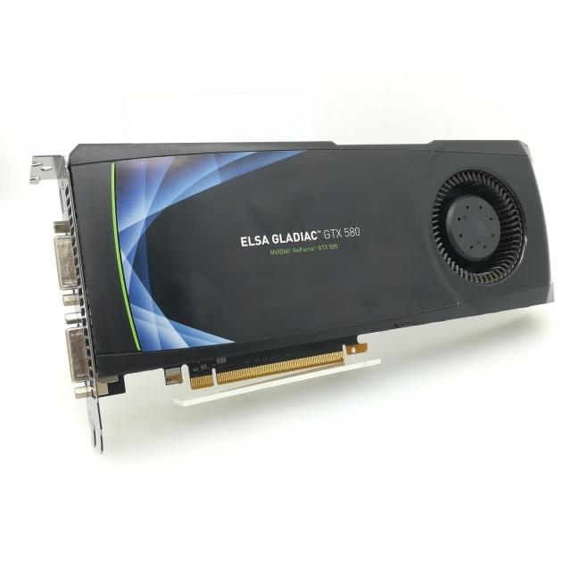 【中古】ELSA GLADIAC GTX 580 1.5GB(GD580-15GERX) GTX580/1.5GB(GDDR5)/PCI-E ...