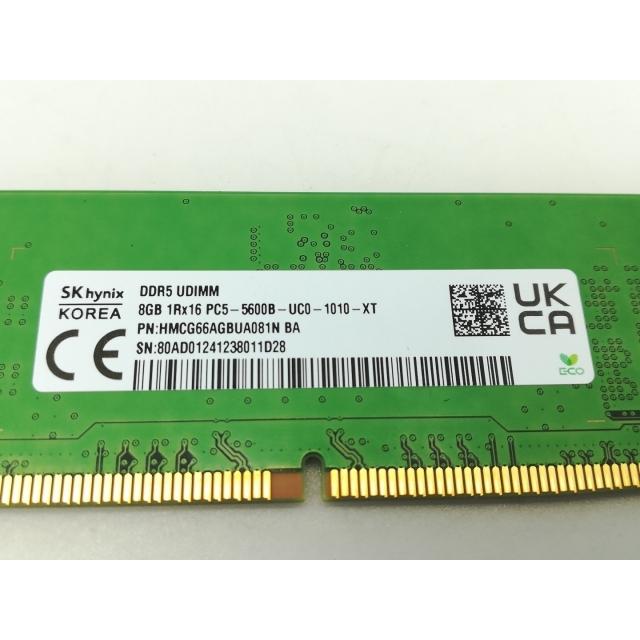 中古】DDR5 8GB DDR5-5600(PC5-44800)【デスクトップPC用】【大須