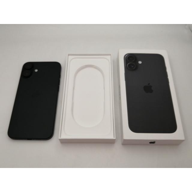 【中古】Apple 国内版 【SIMフリー】 iPhone 16 Plus 128GB ブラック MXVA3J/A【大須2】保証期間１ヶ月【ランクA】の画像