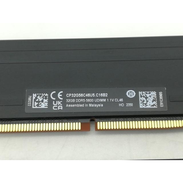 中古】DDR5 32GB 2枚組（合計64GB） DDR5-5600(PC5-44800