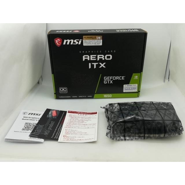 中古】MSI GeForce GTX 1650 AERO ITX 4G OC GTX1650/4GB(GDDR5)/PCI-E