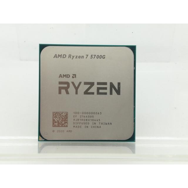 中古】AMD Ryzen 7 5700G (3.8GHz/TC:4.6GHz) BOX AM4/8C/16T/L3 16MB