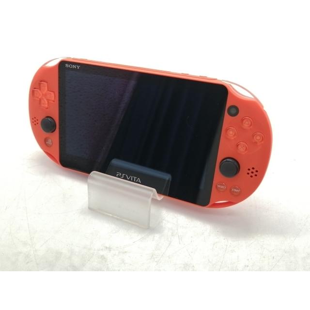 中古】SONY PlayStation VITA Wi-Fiモデル ネオン・オレンジ PCH-2000 