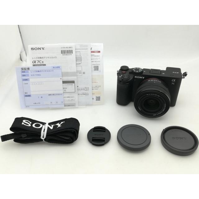 【中古】SONY α7C II ズームレンズキット ブラック ILCE-7CM2L(B)【大須】保証期間１ヶ月【ランクB】の画像