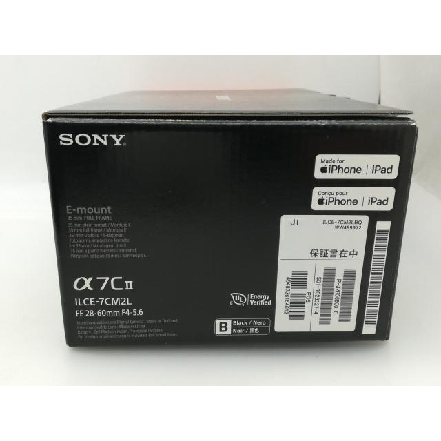 【中古】SONY α7C II ズームレンズキット ブラック ILCE-7CM2L(B)【大須】保証期間１ヶ月【ランクB】の画像