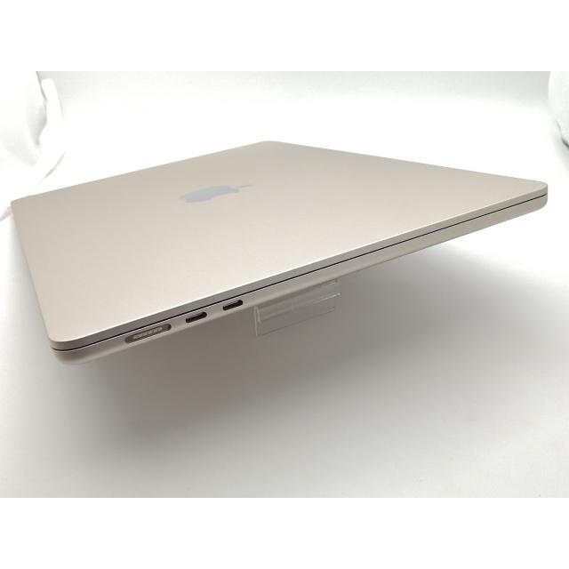 【中古】Apple MacBook Air 15インチ  M2(CPU:8C/GPU:10C) 8GB/512GB スターライト MQKV3J/A (M2,2023)【大須2】保証期間１ヶ月【ランクA】の画像