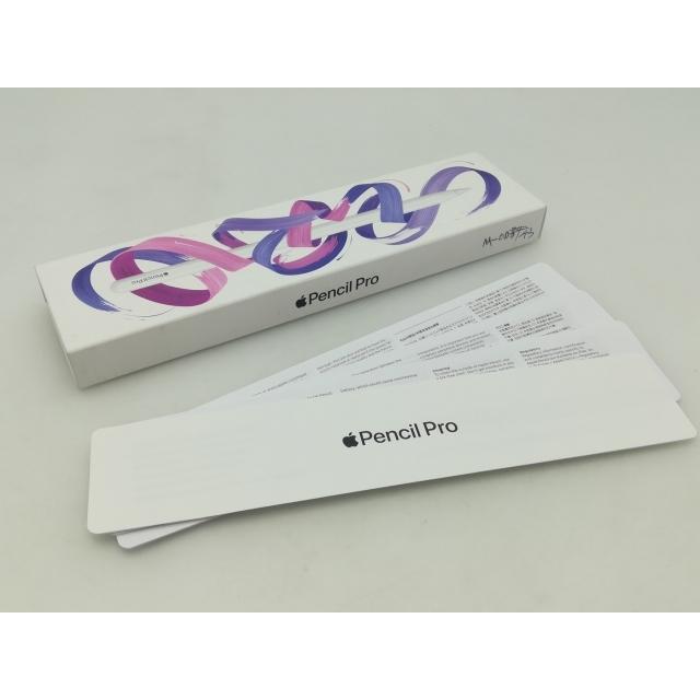 保証有【ほぼ未使用】Apple Pencil Pro 本体＋箱類 Apple 「訳あり品-保証開始済」新品Apple Pencil Pro MX2D3ZA/A 保証