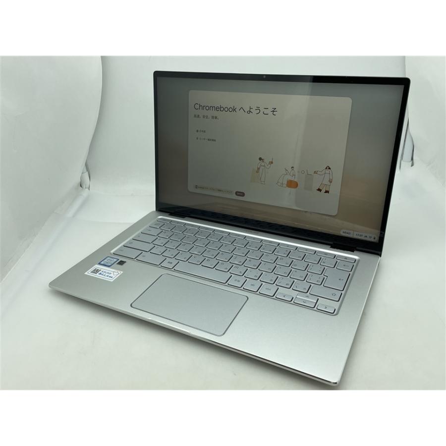 中古】ASUS Chromebook Flip C434TA C434TA-AI0116 シルバー【CoreM3 