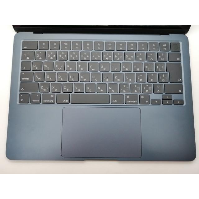【中古】Apple MacBook Air 13インチ CTO (M2,2022) ミッドナイト M2(CPU:8C/GPU:10C)/16G/512G/67W(70W) AC【大須2】保証期間１ヶ月【ランクA】の画像