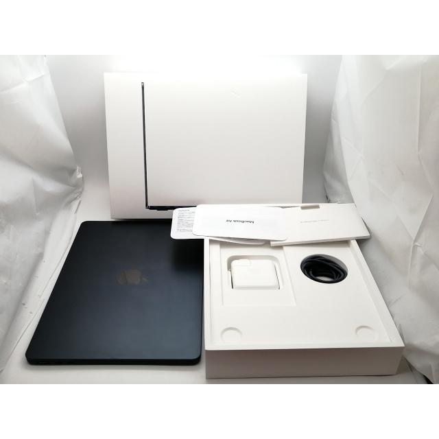【中古】Apple MacBook Air 13インチ CTO (M2,2022) ミッドナイト M2(CPU:8C/GPU:10C)/16G/512G/67W(70W) AC【大須2】保証期間１ヶ月【ランクA】の画像