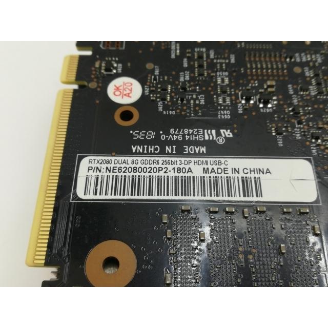 中古】Palit GeForce RTX 2080 Dual(NE62080020P2-180A) RTX2080/8GB