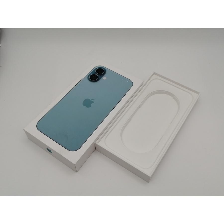【中古】Apple 国内版 【SIMフリー】 iPhone 16 Plus 128GB ティール MXVF3J/A【なんば】保証期間１ヶ月【ランクA】の画像